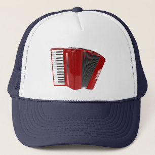 Casquette Accordéon rouge,