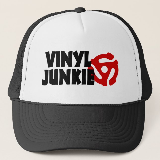 Casquette Accro au vinyle (Devant)