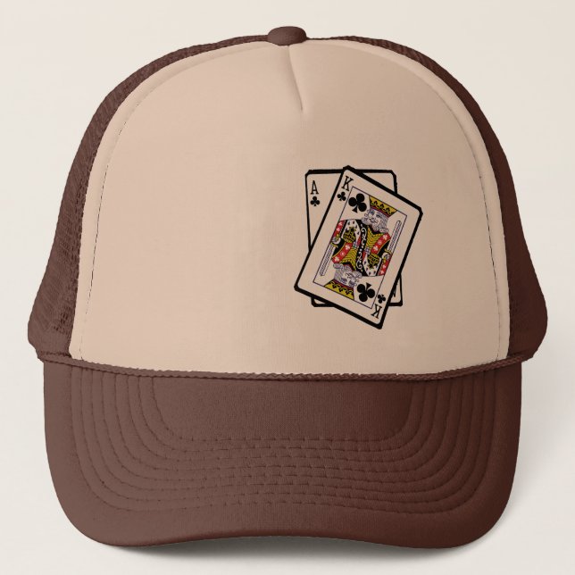 Casquette Ace & King of Clubs 21e anniversaire Né en 2002 (Devant)