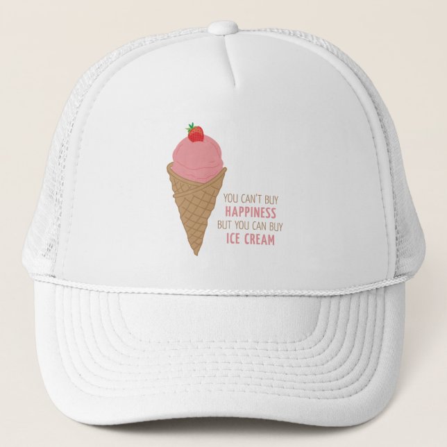 Casquette Acheter de la glace (Devant)