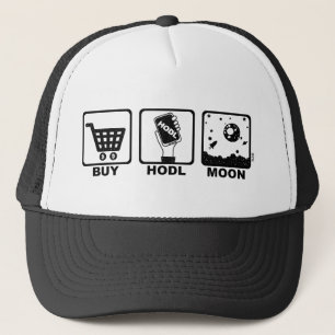 Casquette Achetez la lune de Hodl