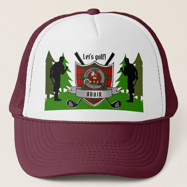 Casquette Adair Personnalisé Clan Badge Golf (Devant)