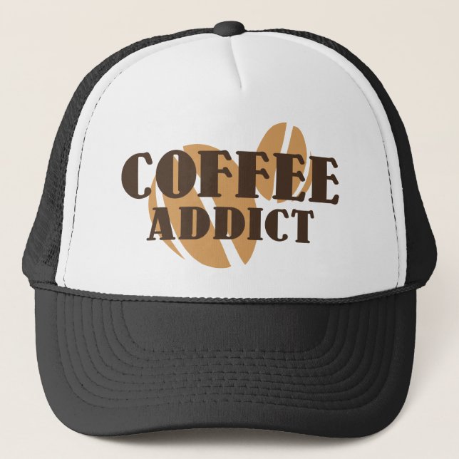 Casquette Addict au café (Devant)