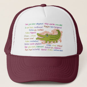 Casquette Adieu et bonne chance de Groupe, Alligator