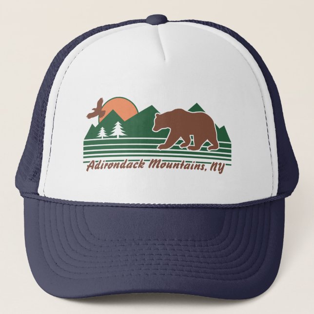 Casquette Adirondack Mountains NY (Devant)
