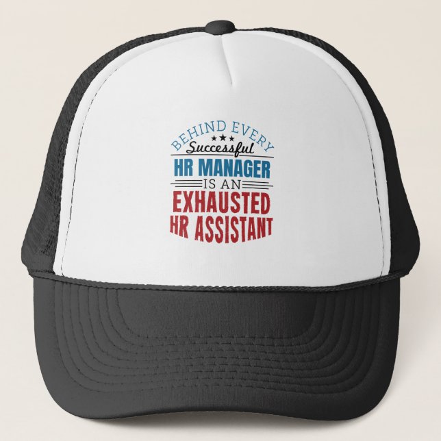 Casquette Adjoint RH Citation amusante Ressources humaines (Devant)