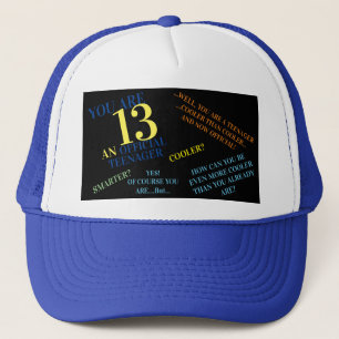 Casquette Adolescent officiel 13e anniversaire garçon