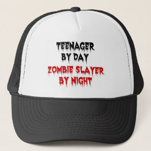 Casquette Adolescent par jour Zombie Slayer par nuit