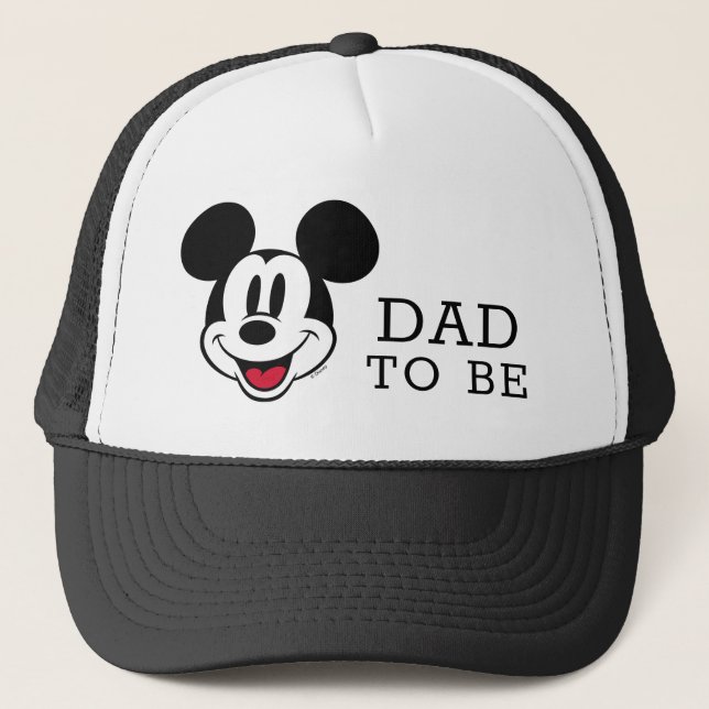 Casquette Adorable Disney Mickey Souris Papa to Be Baby show (Devant)
