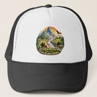 Casquette Adventure Feels Right Coastal Trucker Hat USA