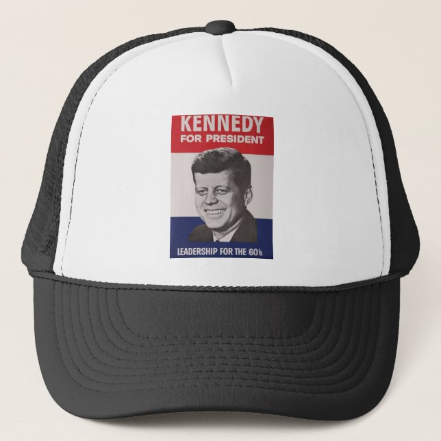 Casquette Affiche de Kennedy (Devant)