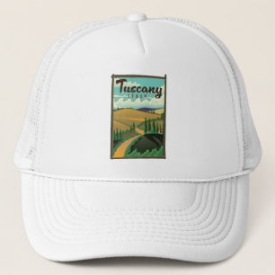 Casquette Affiche de voyage Toscane Italie