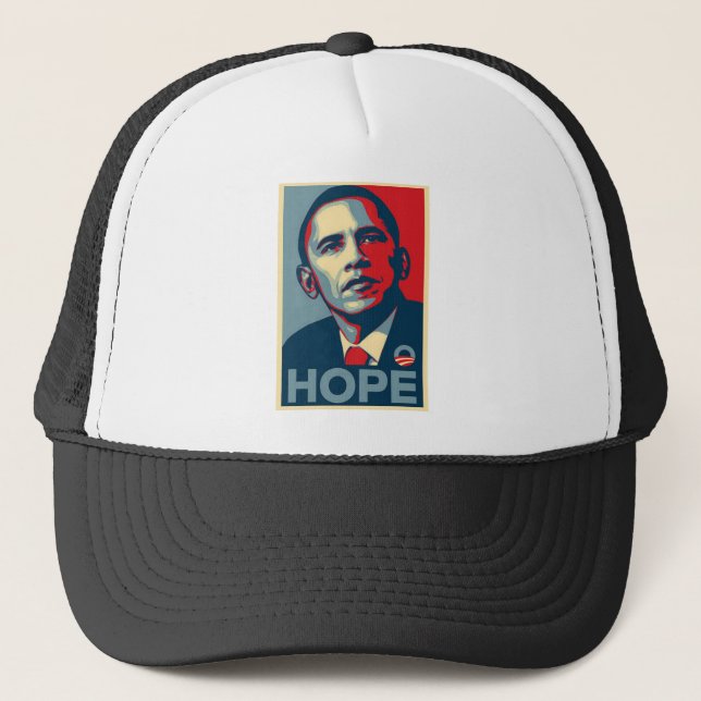 Casquette Affiche d'espoir de Barack Obama (Devant)