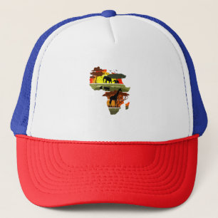 Casquette Afrique Continent coucher de soleil Safari Nature