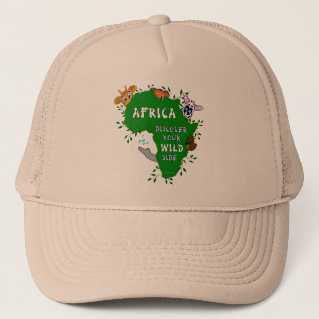 Casquette Afrique sauvage (Devant)