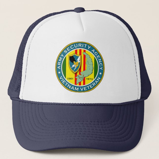 Casquette Agence de sécurité d'armée - vétéran du Vietnam (Devant)