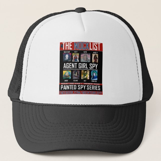 CASQUETTE AGENT GIRL SPY (Devant)
