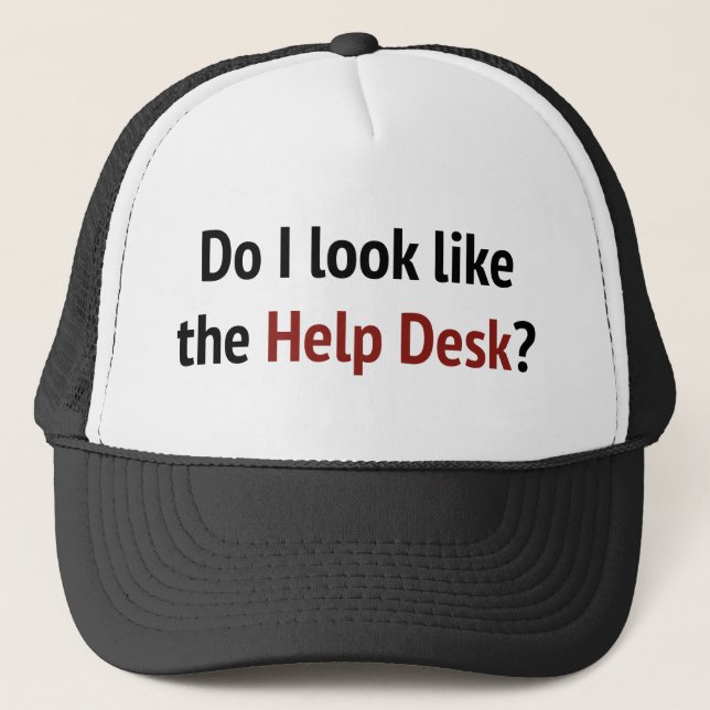 Casquette Ai-Je L'Air D'Un Bureau D'Aide ? (Devant)