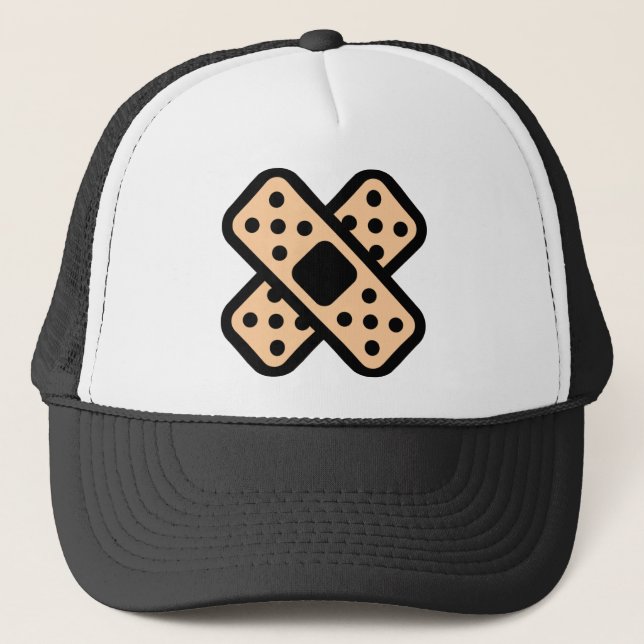 Casquette aide à double bande (Devant)