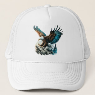 Casquette Aigle en aquarelle