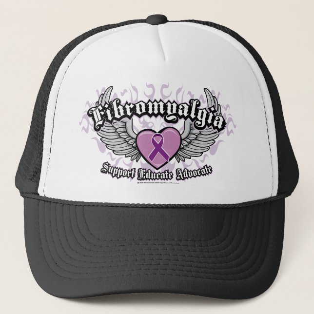 Casquette Ailes de fibromyalgie (Devant)