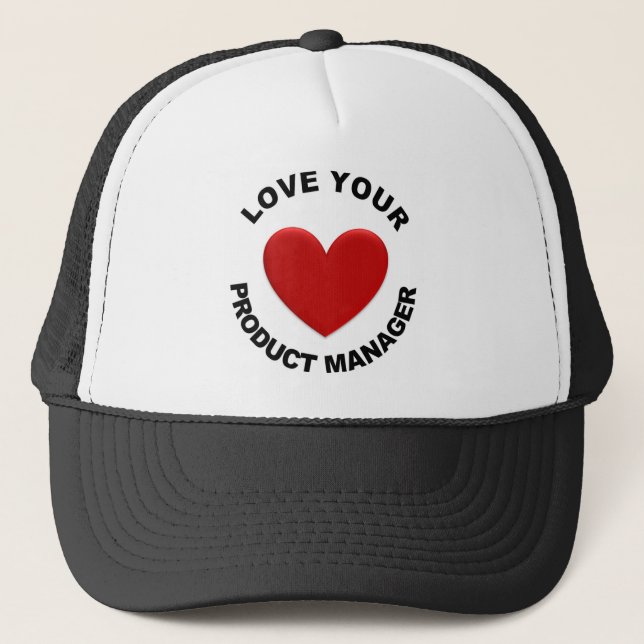 Casquette Aimez votre chef de produit (Devant)
