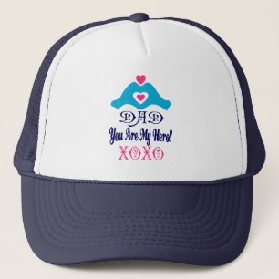 Casquette ↷ Aimez-vous papa, vous êtes mon héros XOXO Chic e