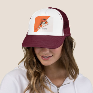 Casquette Air Jordan 1 surprenant cap orange et blanc