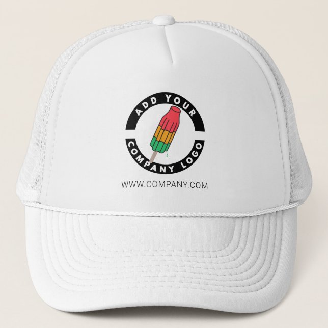Casquette Ajouter le logo de l'entreprise Marque commerciale (Devant)
