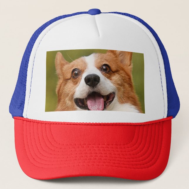 Casquette Ajouter photo de chien personnalisé Customisé (Devant)