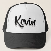 Ajoutez votre nom. Personnaliser le chapeau de cam