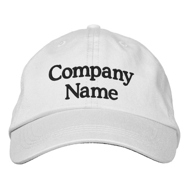 Casquette ajustable personnalisé de la société (Devant)