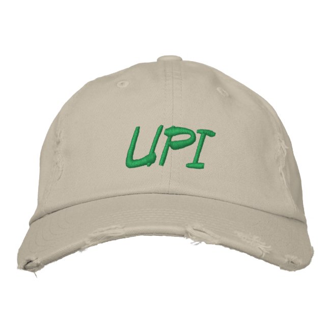 Casquette ajustable UPI Vieux Torn (Devant)