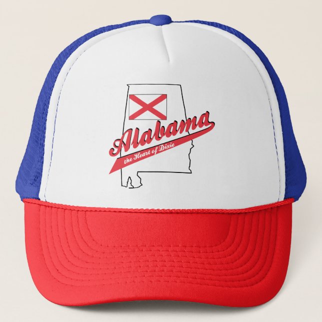 Casquette Alabama Cœur de Dixie (Devant)