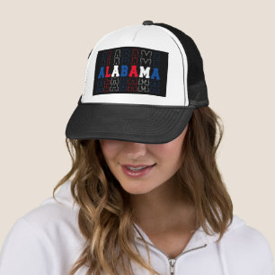 Casquette Alabama empilé Word Art