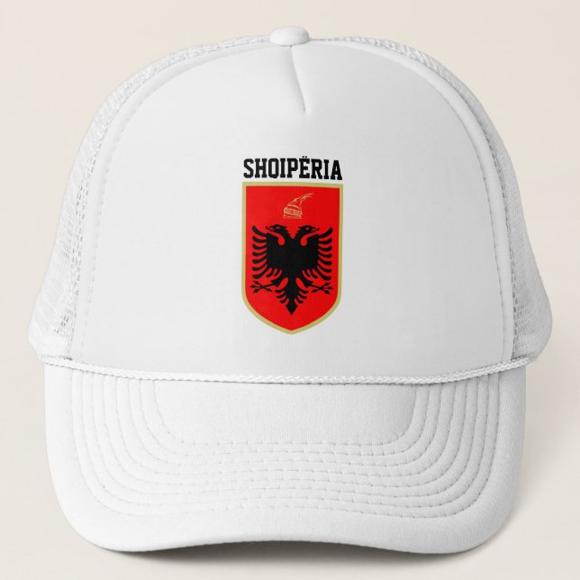 Casquette Albanie Armoiries (Devant)