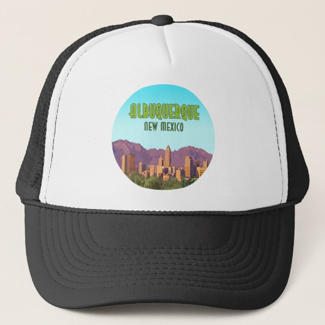 Casquette Albuquerque Nouveau-Mexique Vintage (Devant)