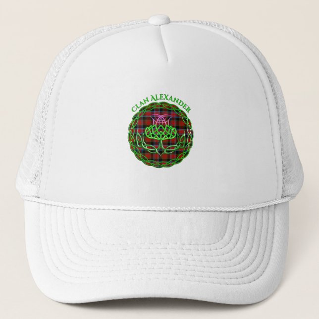 Casquette Alexander Scottish Tartan Celtic Thistle (Devant)