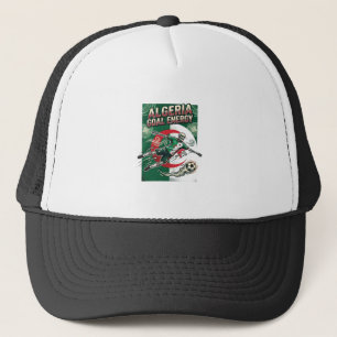 Casquette Algérie But Énergie Squelette Attaquant Nations Gr
