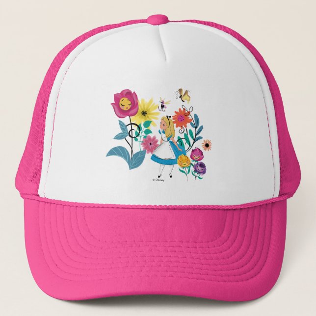 Casquette Alice au pays des merveilles | Les Fleurs Des Merv (Devant)