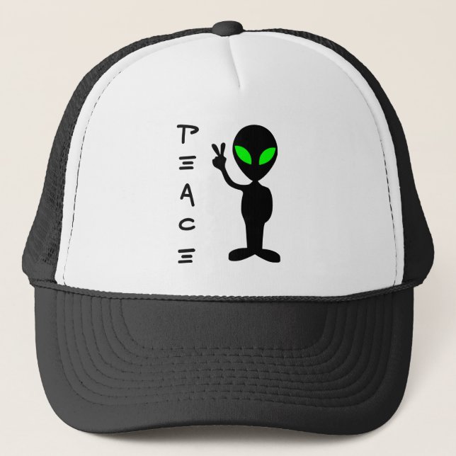 Casquette Alien de la paix (Devant)