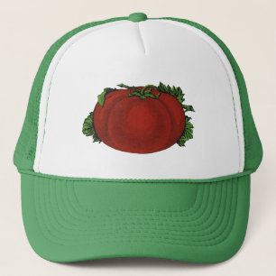 Casquette Aliments Anciens, Tomate Mûre, Légumes et Fruits