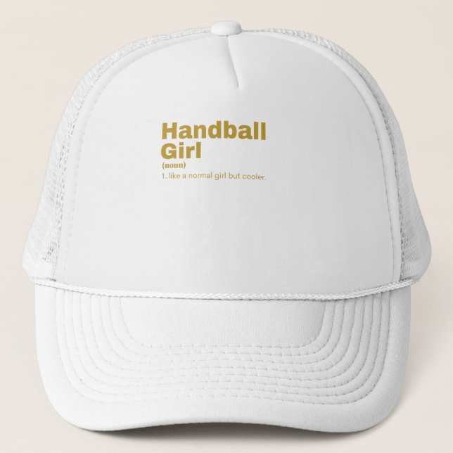 Casquette all Girl - Handball (Devant)