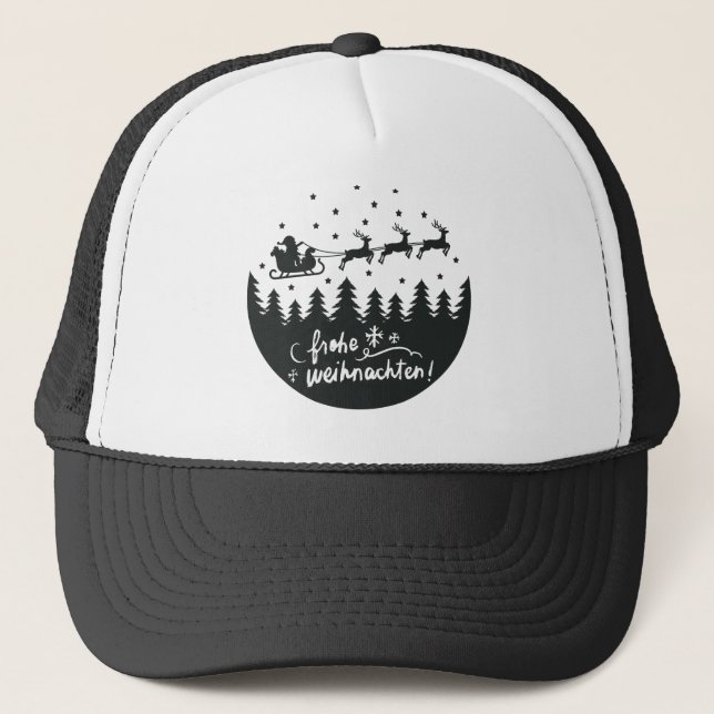 Casquette Allemand Noël vacances Allemands de l'Allemagne ma (Devant)