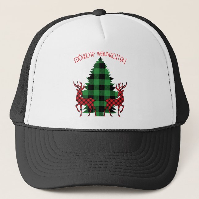 Casquette Allemand Noël vacances Allemands de l'Allemagne ma (Devant)