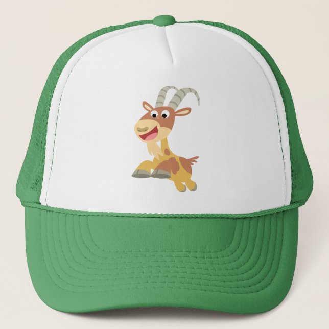 Casquette Allez la chèvre ! ! (chèvre caricaturale mignonne) (Devant)