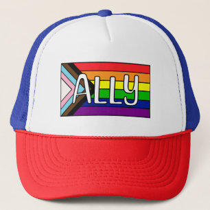 Casquette Alliance LGBTQIA+ drapeau arc-en-ciel
