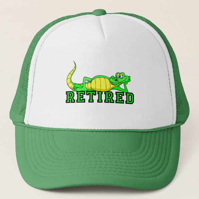 Casquette Alligator frais de retraite (Devant)