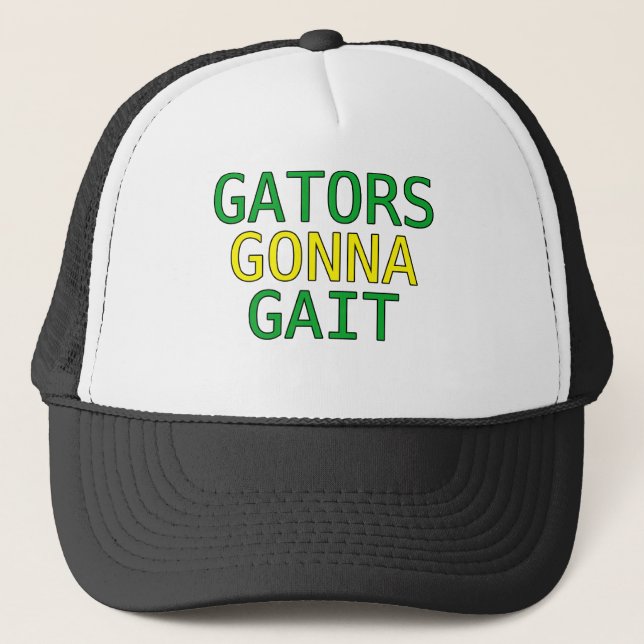 Casquette Alligators allant au T-shirt drôle de Meme (Devant)