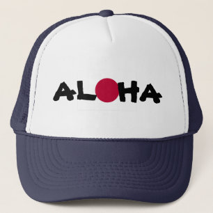 Casquette Aloha drapeau japonais d'Hawaï Soleil Levant
